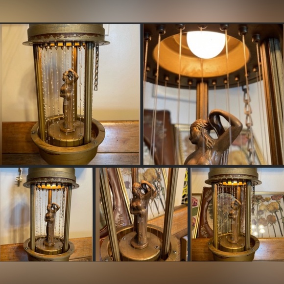 Vintage Other Vintage Mid Century Swag Rain Lamp Mcm 97s Rain Lamp